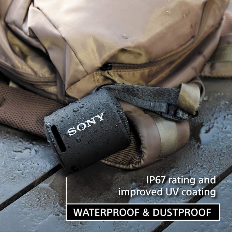 Sony Srs-Xb13 Wireless Extra Bass Portable Compact Bluetooth Speaker with 16 Hours Battery Life, Type-C, Ip67 Waterproof, Dustproof, with Mic, Loud