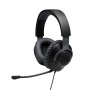 JBL Quantum 100 Wired Over Ear Gaming Headphones with Mic, 40mm Realistic Dynamic Drivers, Detachable Boom Mic, 1kHz Sensitivity, Memory Foam