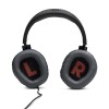 JBL Quantum 100 Wired Over Ear Gaming Headphones with Mic, 40mm Realistic Dynamic Drivers, Detachable Boom Mic, 1kHz Sensitivity, Memory Foam