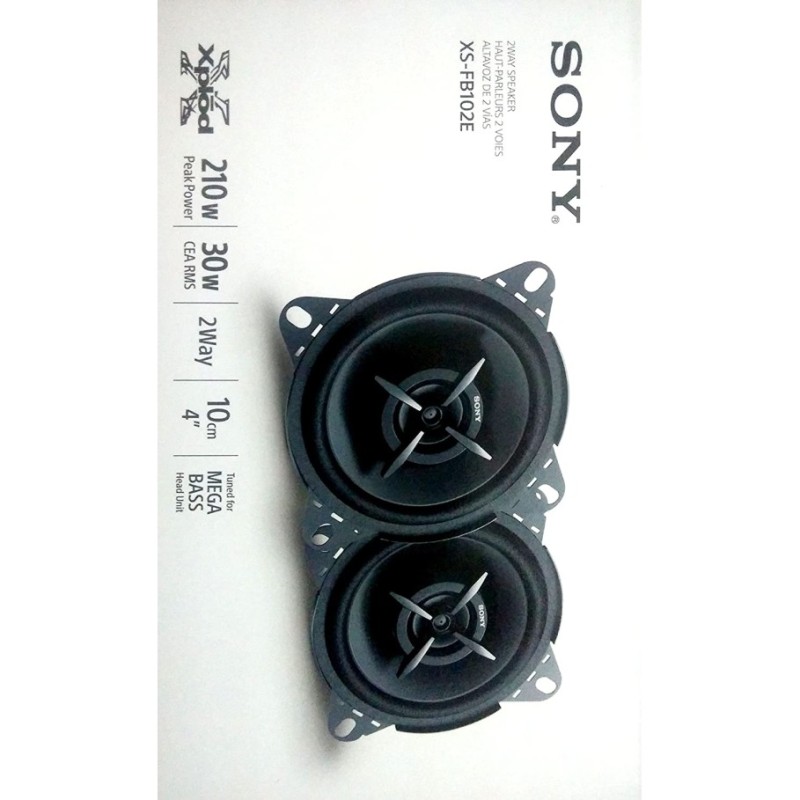 Sony 10 cm (4) XS-FB102E 2-Way Coaxial Car Speaker (210 W)