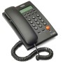 Hola Hello ! TF-600 CLI Caller ID Corded Landline Phone for intercom and EPABX Desk & Wall Mountable (Black) Made in India