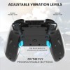 EvoFox Go Smartphone Bluetooth Gamepad for iPhones, iPads & Android | 2 Macro Back Buttons, Dual Vibration Motors, Turbo Mode, Analog Triggers, High