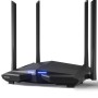 Tenda AC10 AC1200 Wireless Smart Dual-Band Gigabit WiFi Router, MU-MIMO, 4 Gigabit Ports, 867Mbps/5 GHz+ 300Mbps /2.4GHz, Support VPN Server, WiFi