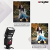 DIGITEK® (DFL-088) Universal Electronic Flash Speedlite for DSLR Cameras Canon Nikon Pentax Olympus with Standard Hot Shoe Mount(Without Trigger)