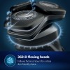 PHILIPS Electric Shaver For Men | Wet & Dry | Powerful Close Shave | Gentle on Skin | SkinIQ Technology | Steel Precision Blades | 360 D Flexing Heads