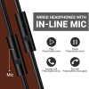 OneOdio A71 Over Ear Headphones with Mic, On-Line Volume & Share-Port Headsets for Gaming Office Phone Call DJ，Wired Stereo Headphones with Detachable