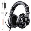 OneOdio A71D PC Headsets with Microphone, Multifunctional Headset with Boom Mic Studio Headphones for Mac Laptop Office Zoom Conference, Wired Over