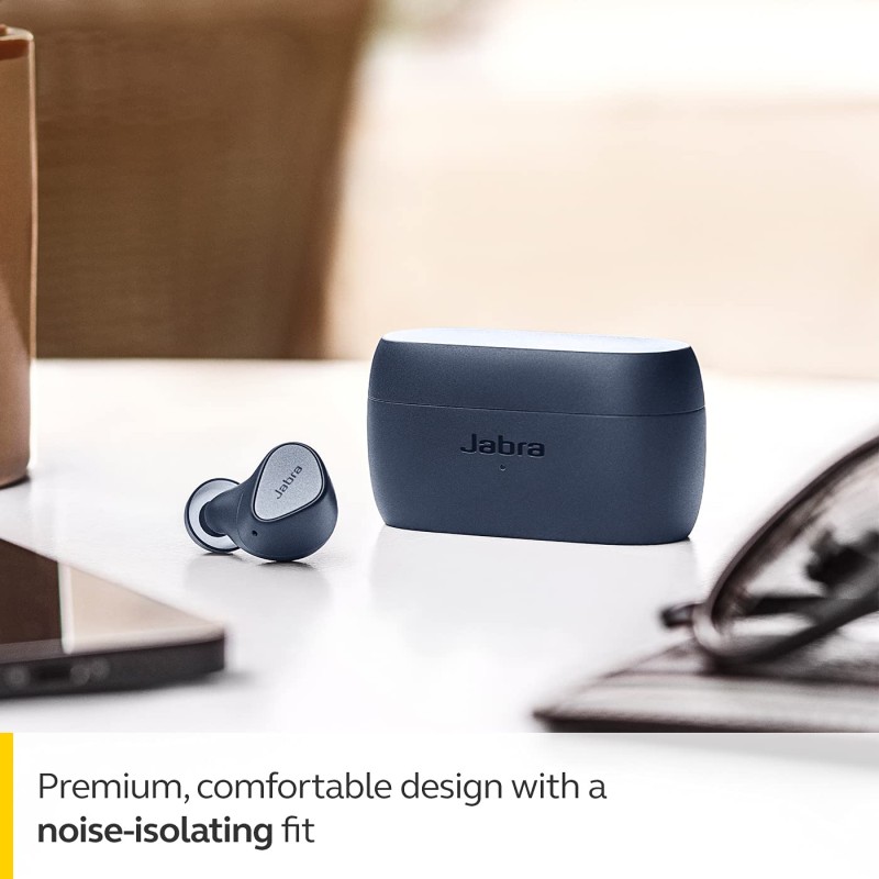 Jabra Elite 3 in Ear True Wireless Earbuds Noise Isolating with 4 Built-in Microphones for Clear Calls, with Fast Charging & Up to 28Hrs, Rich Bass