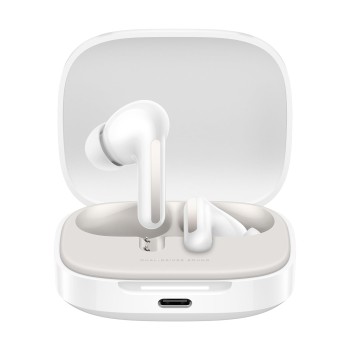 Redmi Buds 6, Dual Driver TWS in Ear Earbuds, 49dB Hybrid Active Noise Cancellation, Spatial Audio, Dual Device Connection, Quad Mic AI ENC, 42 Hrs