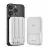 Lifelong Electronics 10000mAh MagSafe Wireless Fast Charging Power Bank | Slim & Compact | For iPhone & All Wireless Enabled Phone | Type C &