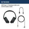 Sony WH-CH720N Active Noise Cancellation Wireless Bluetooth Over Ear Headphones with Mic, Adaptive Sound Control, Quick Charge, Up to 35Hrs Battery