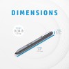HP MPP 1.51 Stylus Pen Compatible for HP Spectre x360 13, Spectre x360 15 Convertable PC/Laptop with Microsoft Pen Protocol and 2 Customizable Buttons