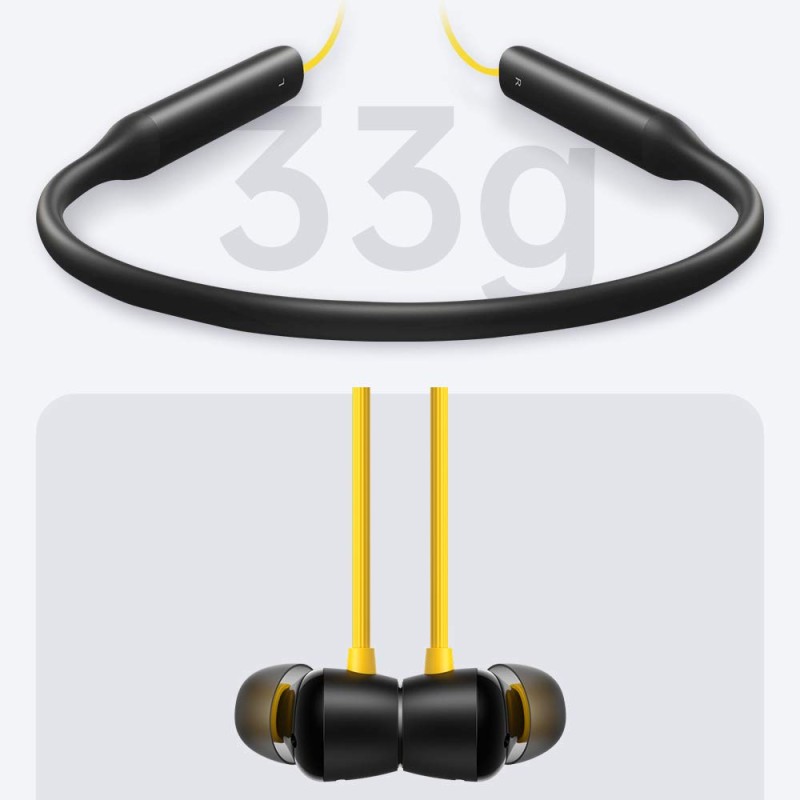 realme Buds Wireless Pro Bluetooth in Ear Earphones with Mic, Fast Charging & Up to 22Hrs Playtime (Yellow) Realme Bud Pro