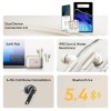 realme Buds Air 7,12.4mm Dynamic Bass Drivers,52Hrs Playtime,52dB Hybrid ANC,6 Mic ENC,45ms Low Latency,360° Spatial Audio,Hi-Res LHDC,IP55 Dust &