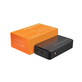 Resonate RouterUPS® Gen2 | Original Router UPS for 12V WiFi Router & Modem (Supports up to 2A) (7800mAh - 95% Longer Power Backup) | Compact Mini UPS