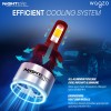 Wagzo WLED-06, Night Eye, H4 Hi/Lo 9000LM 6500K 72 W Led Bulb for Car Headlight Bulbs Auto Conversion Driving Lamp (Cool White Light) (H4)