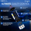 Wagzo WLED-06, Night Eye, H4 Hi/Lo 9000LM 6500K 72 W Led Bulb for Car Headlight Bulbs Auto Conversion Driving Lamp (Cool White Light) (H4)