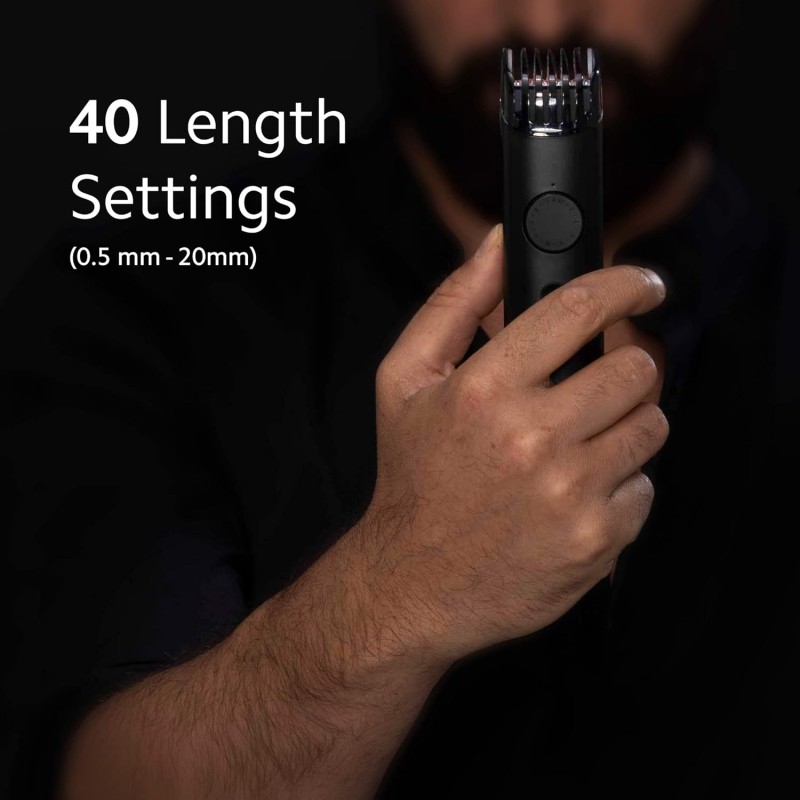 MI Xiaomi Grooming Kit,(Trimmer Kit) All-In-One Professional Styling trimmer, Body Groomer, Nose & Ear Hair Trimming blade, Beard Comb,40 Length