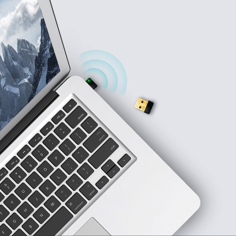 TP-Link USB WiFi Adapter for PC(TL-WN725N), N150 Wireless Network Adapter for Desktop - Nano Size WiFi Dongle Compatible with Windows