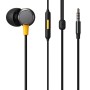 realme Buds 3 Wired Earphones with Mic (Black) | 9mm Dynamic Driver | 3.5mm Jack | Single Button Control | Braided Tangle-Free Cable | Model RMA2419