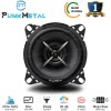 PunkMetal Car Speaker PM-42CX 10.16 cm (4 inch) 2-Way Coaxial Speakers (Black), Peak Power - 210W, RMS Power - 30W, Rated Power - 30W