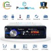 PunkMetal PM-2027-M Bluetooth/USB/SD/AUX/FM/MP3 Universal Car Stereo (Single Din)