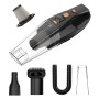 Portronics Mopcop Rechargeable Handheld Vacuum Cleaner for Home & Car, Washable HEPA Filter (Black) POR-2573