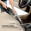 Portronics Mopcop Rechargeable Handheld Vacuum Cleaner for Home & Car, Washable HEPA Filter (Black) POR-2573
