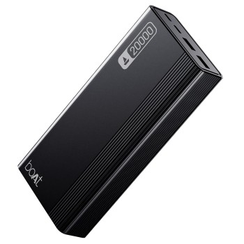 boAt Energyshroom Energyshroom PB401 20000 mAh 22.5W Fast Charging Power Bank (Carbon Black) ‎Energyshroom PB401