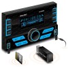 Dulcet DC-F200X 220W Double Din Mp3 Car Stereo with Hands-Free Calling/Bluetooth/USB Input/FM Radio/AUX Input/SD Card Slot/Remote Control