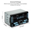 Dulcet DC-F200X 220W Double Din Mp3 Car Stereo with Hands-Free Calling/Bluetooth/USB Input/FM Radio/AUX Input/SD Card Slot/Remote Control
