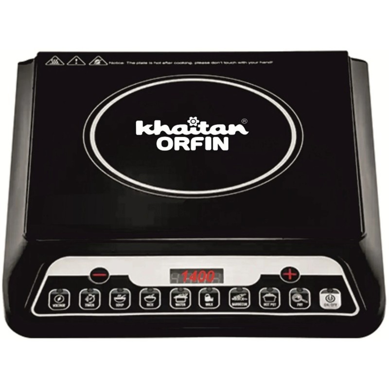 Khaitan Orfin 2000 W Induction Cooktop Touch Panel (Black, KO-432 | 2000 Watts Ultra Slim) KO432