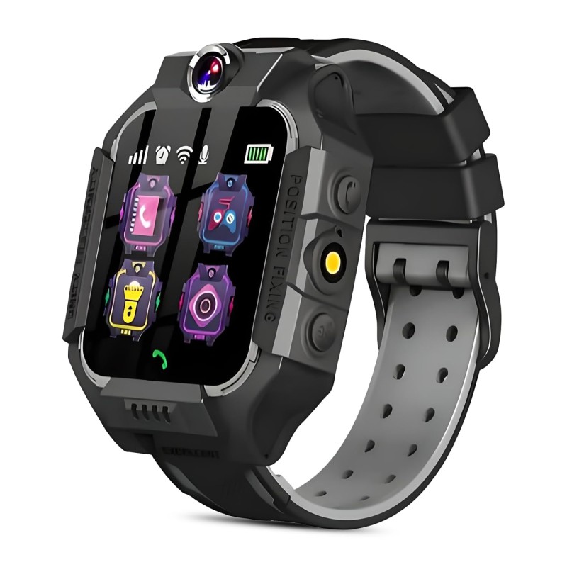 GameSir Kids Smartwatch for Boys & Girls, Men & Women, Sim Card Support, Location Tracker/GPS System Smart Watch-Black KIDS_WATCH_Q18_BLACK