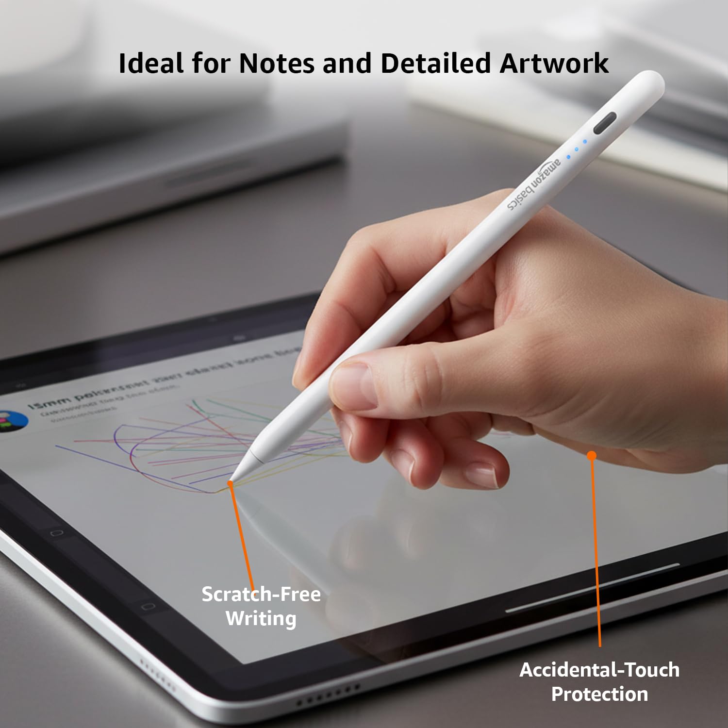 Amazon Basics Upgraded 2nd Gen Stylus Pen | Only for | E ...