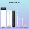 Amazon Basics Upgraded 2nd Gen Stylus Pen | Only for iPad 2018-2025 Air White AB23AIS01