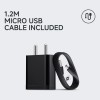 Mi Xiaomi 2A Fast Charger USB-A Power Adapter - Phone Wall Charger Compatible with Android - 10W Mobile Charging Block - Black