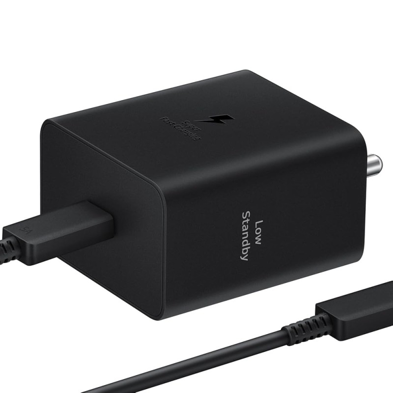 Samsung Original 45W Type-C Travel Adaptor with Cable, Black EP-T4511XBEGIN