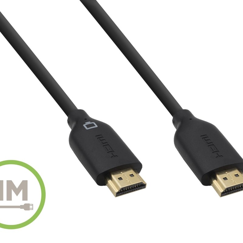 Belkin F3Y021bt1m High Speed HDMI Cable with Ethernet - 1 Meter, Black & Gold