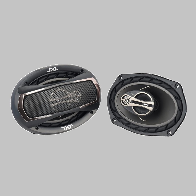 JXL 6990 Oval 3 Way High Performance Coaxial Car Speaker with Inbuilt PEI Car Tweeter and HOP Woofer 6X9 Inch 900W Pair (Black)