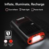 AGARO Galaxy Portable Tyre Inflator for Cars, Bikes, Bicycles & Balls, 150 PSI Pressure, 2 X 2000mAh Battery
