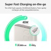 Samsung Galaxy 20000mAh Power Bank, Wired Battery Pack, Gray EB-P4520