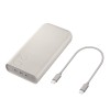 Samsung Galaxy 20000mAh Power Bank, Wired Battery Pack, Gray EB-P4520