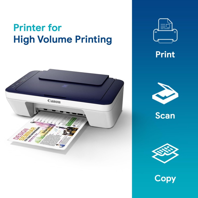 Canon PIXMA MG2577s All in One (Print, Scan, Copy) Inkjet Colour Printer for Home