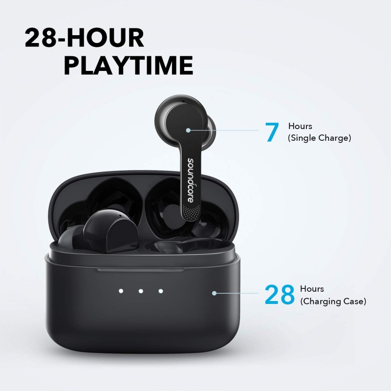Anker Soundcore Liberty Air X True Wireless Earbuds with Charging Case, Qualcomm (Black) A3902012