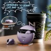 TRIGGR Rizz with 40H Playback, Spherical Design, 13mm Drivers, Rich Bass, Fast Charging Bluetooth (Onyx Lilac, in The Ear)
