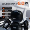 TRIGGR Opus with Latest BT v6.0, Dual Pairing, Chrome Lid, Rubber Finish, 40Hr Playtime Bluetooth (Phantom Black, in The Ear)