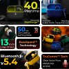 TRIGGR Ultrabuds N4 with Premium Finish, Rubber Grip Design, 40H Battery, 13 mm Drivers Bluetooth Headset