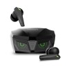 TRIGGR Kraken X1 with Battery Display, 40ms Latency, Quad Mic ENC, 40 Hr Battery, v5.3 Bluetooth Headset (Black, True Wireless)