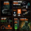TRIGGR Kraken X1 with Battery Display, 40ms Latency, Quad Mic ENC, 40 Hr Battery, v5.3 Bluetooth Headset (Black, True Wireless)