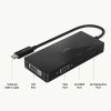 Belkin USB-C Multi Port Display Adapter (with Tethered USB-C Cable) - Connectivity for USB-C to DVI Port, VGA Port, 4K HDMI